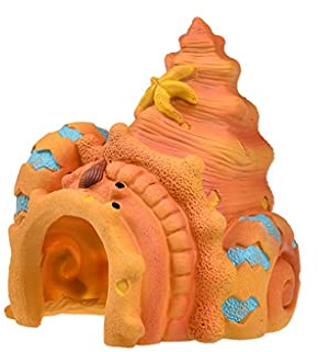 Rudiaoa De Resina para Acuario Decoración Casa Peces Tanque Escondites Cuevas Betta Sucker Accesorios Paisajismo 2 S Decoración Resina Pecera