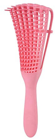 Iceblueor Brosse démêlante pour cheveux bouclés, peigne démêlant pour cheveux crépus de type 3A à 4C, secs et humides, exfolie votre cuir chevelu pour de belles boucles brillantes
