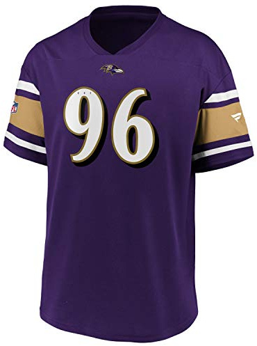 Fanatics NFL Baltimore Ravens Trikot Shirt Iconic Franchise Poly Mesh Supporters Jersey (XXL)