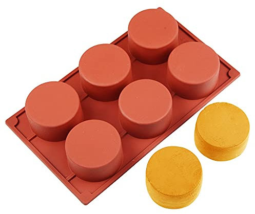 Silicone 11/8/6 Cavity Cylinder Shape Cake Mold For Baking Dessert Ice-Creams Mousse Mould Fondant Decorating Tools (6 Cavity)