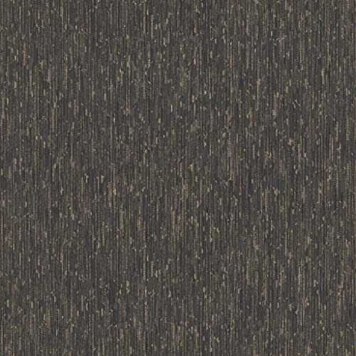 Rasch Papier peint non tissé 844269 - Noir et doré avec des triangles fins et une texture textile de la collection Perfecto VI - 10,05 m x 0,53 m (L x l)