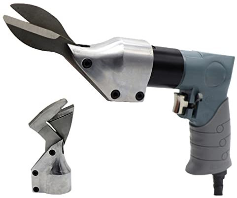 Tijeras de aire neumáticas industriales, cortador de cizallas de metal resistente para hoja de hierro Azulejo de acero al carbono Aleación de aluminio Herramienta de corte de malla inoxidable, Tijer