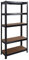 Direct Online Houseware Heavy Duty Steel 5 Tier Racking & Storage Shelves or Workbench - Large 875kg Capacity Black 40 x 90 x 180cm