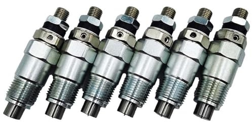 Conjunto de boquilla de inyección y soporte for motor RD28 RD28-T, inyector compatible con Nissan Patrol Patrol GR 2826cc 2.8TD(6PCS)