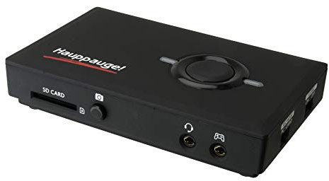 Hauppauge HD PVR Pro 60 - 01685 HDMI Game Capture Aufnehmen Stand-Alone auf SD-Karte oder PC (Streamen in HD 1080p60 4k Pass-Through, H.264 Hardware-Encoder) für XBoxOne X, PS4 Pro