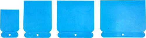 BRILLIANT TOOLS BT101935 Serie di spatole giapponesi, plastica, 4 pz [Powered by KS TOOLS]