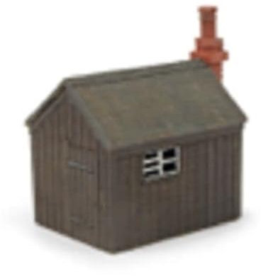 Peco LK-12110 Lineside Hut Laser Cut Wood Kit (Pk2) TT Gauge