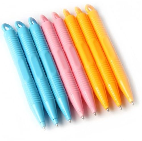 Heyumybit Magnetic Drawing Board Pens,8 PCS Magnet Replacement Magnetic Writing Board Pens for Kids,Medium Point for Baby Kids