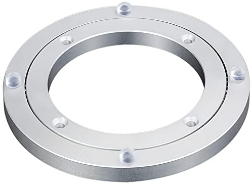 Rodamiento giratorio de aleación de aluminio, Lazy Susan skivspelare med kullager i aluminiumlegering, silver, 12-100 cm(50 cm)