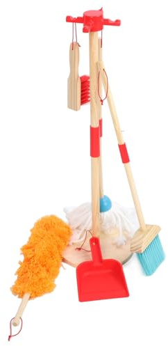 Kit de Nettoyage pour Les Enfants Nettoyage de Jouets Set Mop Facrément monté sur la Brosse à Main pour la Maison