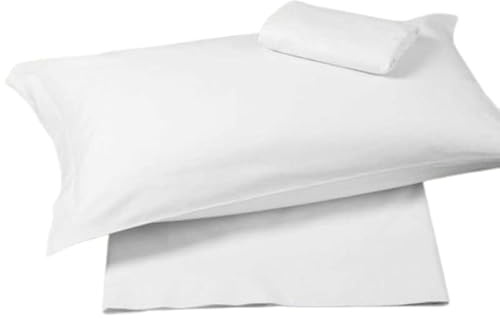 Unica Biancheria da letto - 100% Cotone - Certificato - FEDERA A SACCO - 55X90 CM - CONFEZIONE DA 10 PEZZI
