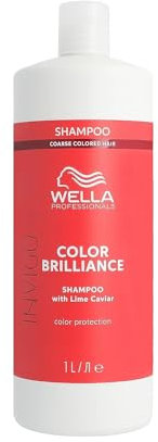 Wella Professionals Invigo Brilliance Acondicionador Intensificador -Brillo - intenso y protección -Para cabello grueso 1L