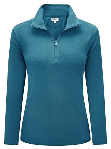 33,000ft Women's Half-Zip Warm Fleece Pullover with a Large Pocket