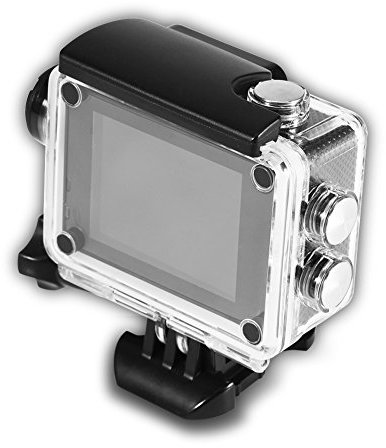 Beufee Action Camera Waterproof Case, Underwater Dive Housing Protective Case with Charging Cable Waterproof Case Housing Protective Case Accessories Kit