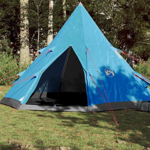 Tino Tech Tipi Tente de camping pour 4 personnes - Tente d'extérieur - Coupe-vent - Tente familiale - Grande tente à lancer - Tente de festival - Tente de trekking pour famille - Polyester et