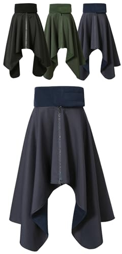 Covalliero - Damen Thermoreitrock | Winterrock m. Klettverschluss | Warmer Reitrock | atmungsaktiv & Winddicht | Langer Rock f. Herbst & Winter | Reitbekleidung in Dark Navy | Größe 34-38