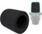 SOULWIT 2Pcs Microphones Pop Filter for Shure MV7/MV7X, Protective Mic Cover Windscreen Foam - Black