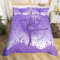 Gymnastik Cheerleader Bettbezug S Größe,Lila Glitter Pailletten Starry Sun Print Trösterbezug,Kinder Mädchen Teens Turner Tanzen Bettwäsche Set,Mode Girly Frauen Quilt Cover,1 Kissenbezug