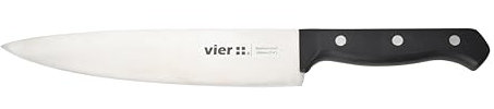 VIER - Coltello da chef, lama da 20 cm, antiruggine. Carne, pesce e frutta speciali