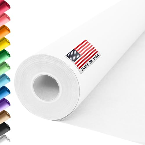 Paclord 36 x 1200 (100 ft) White Construction Paper Roll, (Pack of 1 Roll, White Color) – Made in USA Construction Kraft Paper Roll for School Projects, Crafts, Art Paper for Kids