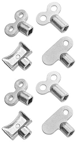 HOMSFOU Ventilschlüsselsatz Für Heizkörperentlüftungslöcher 8 Stück Heizkörperentlüftungsschlüssel Zinklegierung Einfache Installation