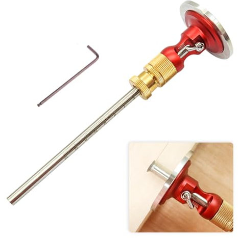 Streichmaß, Anreißwerkzeug mit Mikro-Einstellfunktion Streichmaß Streichmaß Metall, Markiermesser für Radmarkierungen Lagerradschneider für Weichholz und Hartholz Holzbearbeitung Radmarkierung