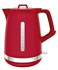 Wasserkocher 1,7l 2400w rot - by320510