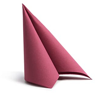 Alvotex SOFT POINT Servietten 38x38cm 50/1 - BURGUNDY (309)