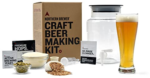 Northern Brewer - Siphonless 1 Gallon Craft Beer Making Starter Kit, Equipment and Beer Recipe Kit (Wheat)