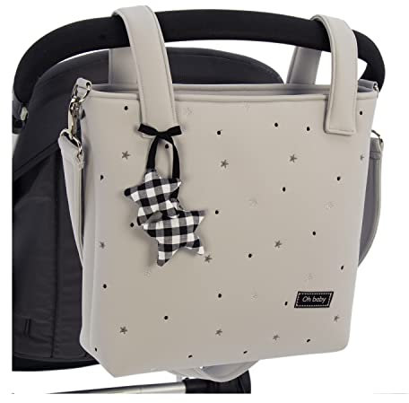 Rosy Fuentes Talega para silla de Paseo - Bolso para Silla de Paseo - Limpieza Sencilla 0-gris