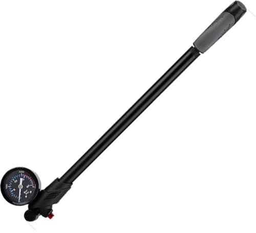 Lipfer Bike Pump with Gauge High Pressure Pump Front Fork Pump Air Release Button Bike Supply for Wheelchair