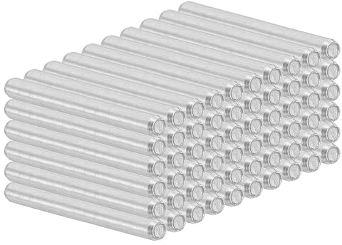 PATIKIL 2mm x 20mm Dowel Pin Stainless Steel, 60 Pcs 304 Stainless Steel Pegs Shelf Pins Rod Support Metal Fasten Elements for Shelves Furniture Fixing Component, Silver