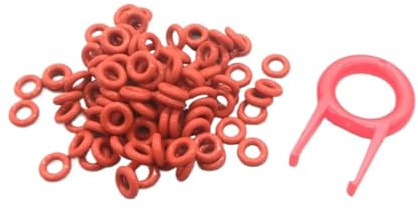 110pcs Keycaps O Ring Seal Noise Reduction Keyboard O-Ring Seal Switch Sound Dampeners for Cherry MX Keyboard Damper Replacement(50R,8x5x1.5mm)