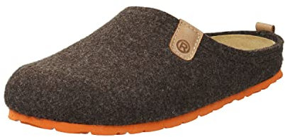 Rohde Herren Pantoffeln Hausschuhe Softfilz Napoli-H 6900, Größe:43 EU, Farbe:Braun