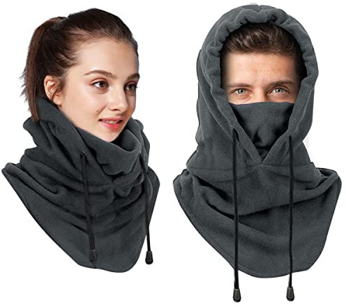 Sturmhaube Winter Gesichtsmaske Herren Damen Fleece Balaclava Skimaske Winddichte Motorradmasken Halswärmer Sturmhaube Gesichtshaube für Fahrrad Motorrad Snowboard Outdoor Sport Unisex