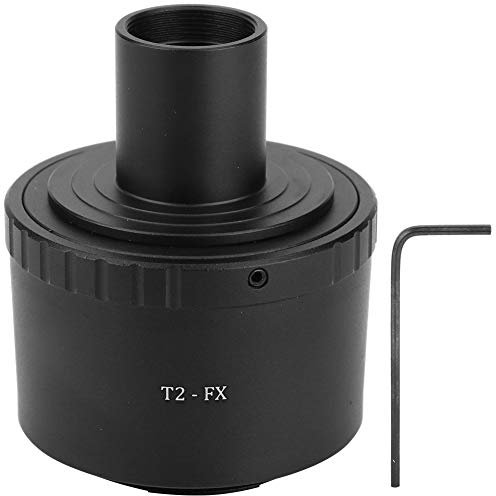 Remilzh3dc7_2211190004411 Microscope 23,2 Mm, Bague D'adaptation en Métal T2 FX pour Oculaire de Lentille de Microscope à Monture en T 23,2 Mm vers Tube D'extension de Caméra Fuji FX