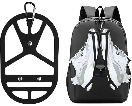 Clip para calzado deportivo y viajes de escalada al aire libre, accesorio deportivo con clip para calzado, cuelga zapatos adicionales, botas o equipo en tu bolsa, M, 1