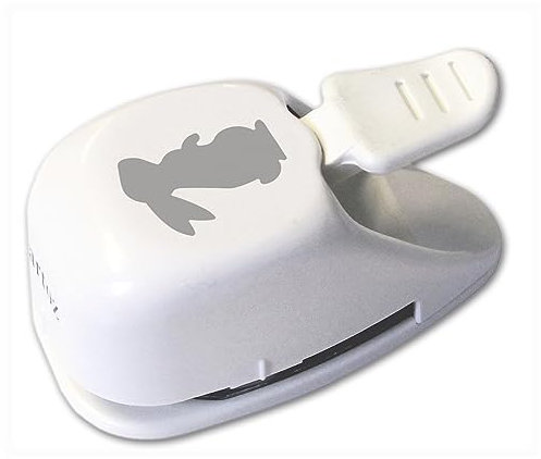 Artoz Papierstanzer - Kartenstanzer - Hase, 27 mm - Stanze-Locher zum Kartenbasteln für Einladungen, Geburtstag, Ostern, Grußkarten, Tischdeko und Basteln mit Kindern