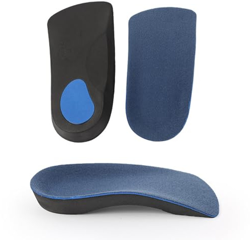 Innersulor, 3/4 längd ortopediska insatser, Arch Pain Relief Insole, För Plantar Fasciit, Platta fötter, Överpronation, Relief Heel Spur Pain, Arch Support Orthotic för kvinnor och män