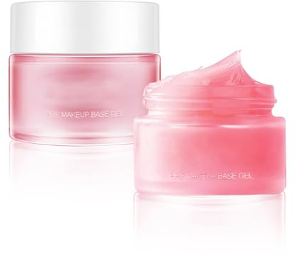 Crema en Gel para Base de Poros Invisible, Primer Facial para Una Base Perfecta, Gel Cream de Maquillaje Hidratante