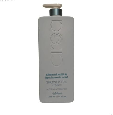 ALMOND MILK & HYALURONIC ACID SHOWER GEL HYDRATE 1000ML BOOSTED WITH HYALURONIC ACID AND ALMOND MILK TO NOURISH AND STRENGTHEN THE SKIN