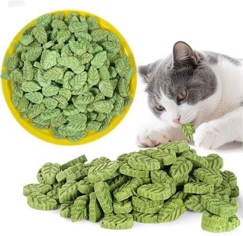 Erba Gatta,Erba for Gatti,Erba for Gatti,Snack per Gatti Erba da Gatto,Snack Liofilizzato con Erba Gatta,Snack Liofilizzato per Pulizia dei Denti con Petto Pollo Congelato,per Pulizia dei Denti