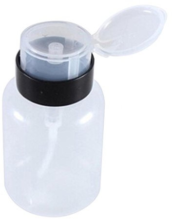 Greenlans Flacon de dissolvant pour vernis à ongles, 200 ml, blanc, pompe distributrice, liquide