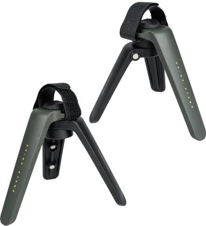 Topeak Up-Up Stand Ständer aus Fiberglas-Composite in der Farbe Grün Für Lenker mit rundem oder Aero-Profil Größe: 13x13x12 cm, 15900066