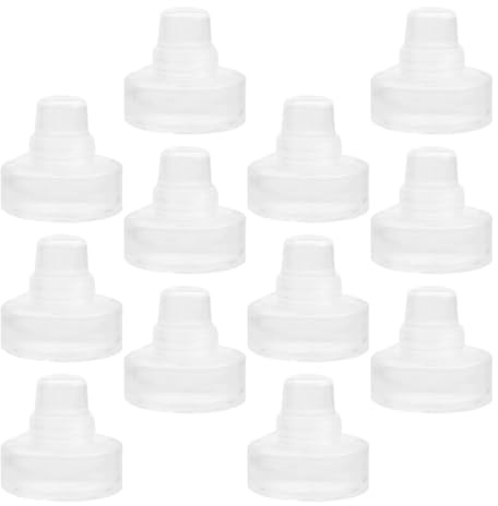 CLISPEED 12 PièCes Bouchon en Verre T De Bouteille pour Vin Et Spiritueux avec Joint en Silicone Transparent pour Scellement HerméTique