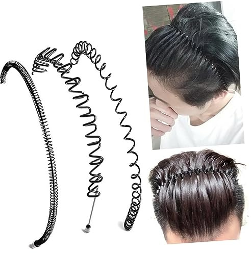 CALLARON Lot De 3 Bandeaux Antidérapants En Spirale, Taille Unique, Unisexes, Invisibles, Pour Cheveux Longs Et Franges, Accessoires Coiffure Sport Et Soin Visage