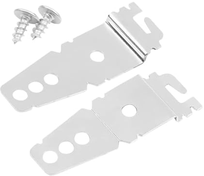 NUOBESTY 2pezzi Staffa Per Lavastoviglie in Ferro Resistente Clip Per Montaggio Kit Installazione Incluse Per Fissare La Lavastoviglie Alla Cucina