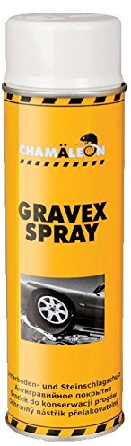 Chamäleon Unterbodenschutz 500ml Spray schwarz, weiß, grau Bitumen Sprühdose Steinschlagschutz Karroseriereparatur (weiß, 1)