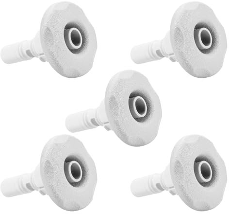 Showingo 5,1 cm Spa-Whirlpool-Düsen, kompatibel mit Cluster Storm interner Richtstrahl, 212-1549/218-51405, Ersatz für Badewannendüsen und Whirlpool (5 Stück)