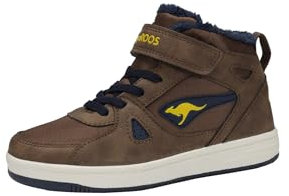 KangaROOS Unisex K-CP Kalley II EV Sneaker, Coffee/dk Navy, 35 EU